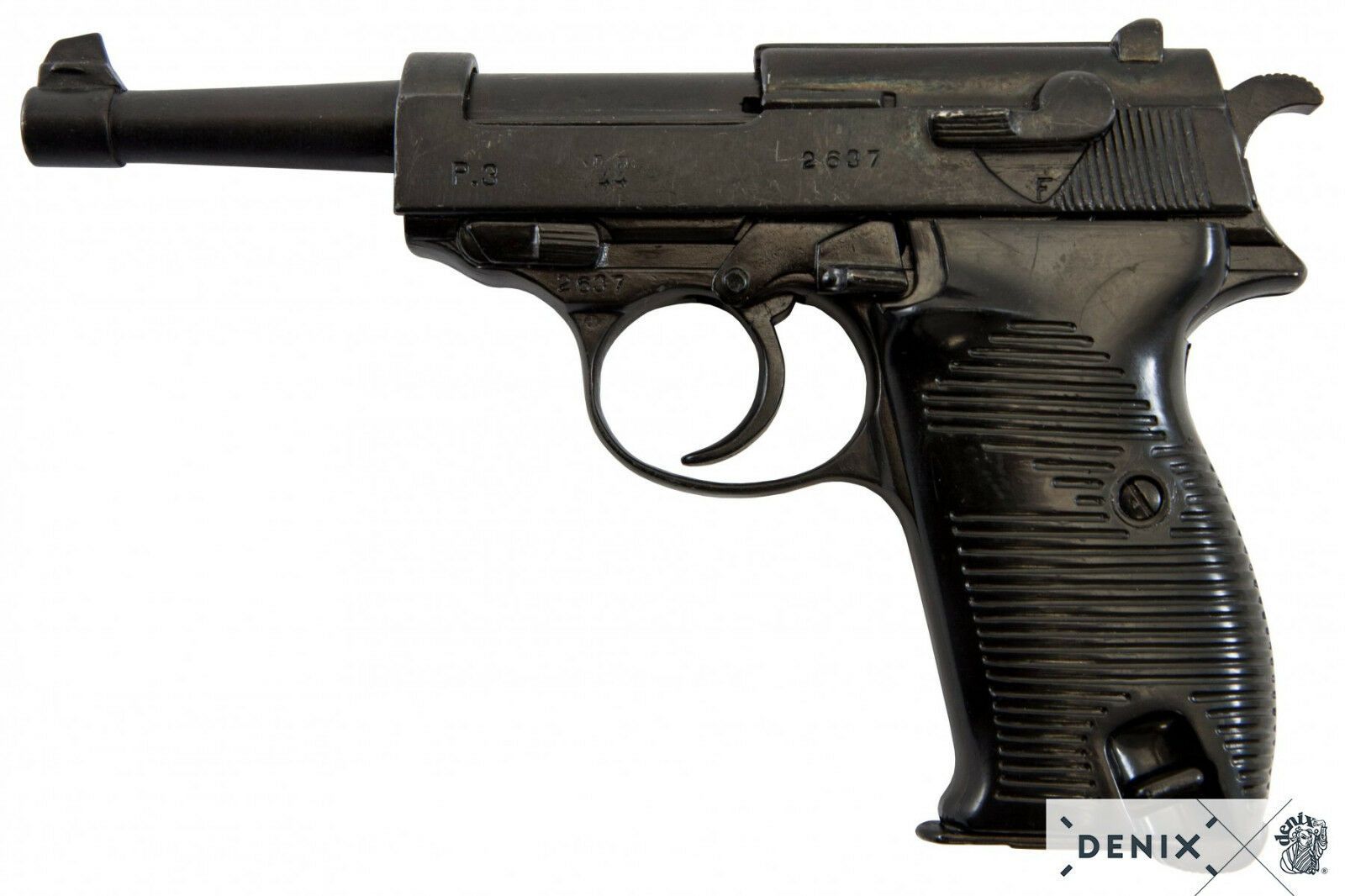 Replica Pistola Tedesca Walther P38 In Metallo - Modello Storico Per Collezionisti 1 Replica Pistola Tedesca Walther P38 In Metallo - Modello Storico Per Collezionisti