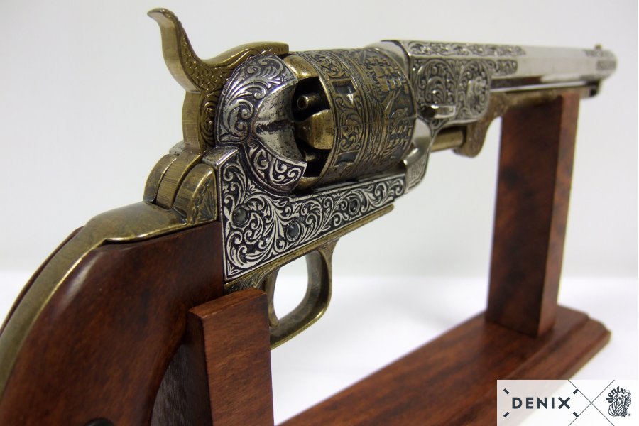 Replica Revolver Colt "navy" Della Guerra Civile - Modello Storico Per Collezionisti 5 Replica Revolver Colt "navy" Della Guerra Civile - Modello Storico Per Collezionisti - immagine 5