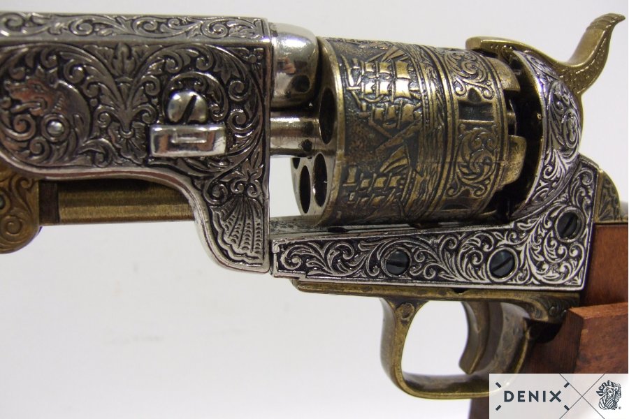 Replica Revolver Colt "navy" Della Guerra Civile - Modello Storico Per Collezionisti 10 Replica Revolver Colt "navy" Della Guerra Civile - Modello Storico Per Collezionisti - immagine 10
