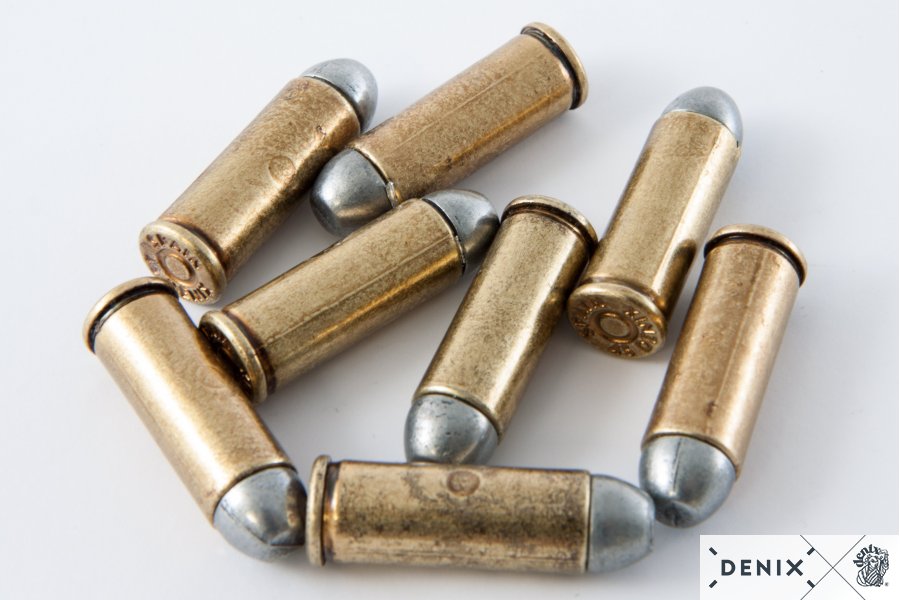 Replica Riproduzione Di Cartucce Calibro .45 6pz Modello Storico Per Collezionisti 5 Replica Riproduzione Di Cartucce Calibro .45 6pz Modello Storico Per Collezionisti - immagine 5