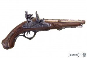 pistola inglese a 2 canne rotanti