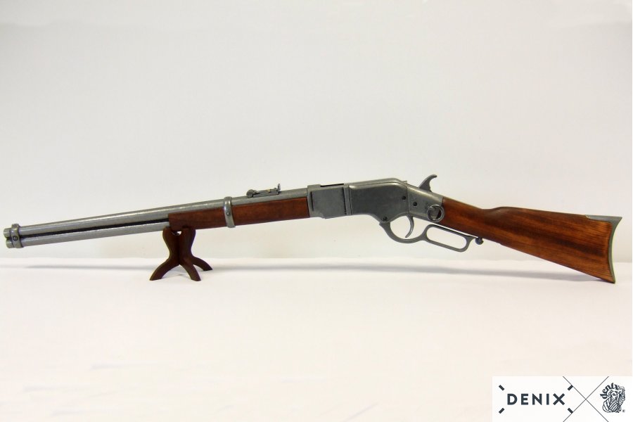 Replica Winchester 1866 Mod.66 Fucile In Metallo - Modello Storico Per Collezionisti 10 Replica Winchester 1866 Mod.66 Fucile In Metallo - Modello Storico Per Collezionisti - immagine 10