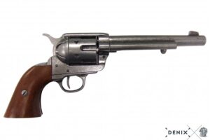 Revolver colt Cal.45 Peacemaker della Cavalleria cal 45 in metallo e legno USA 1873 Denix 29cm
