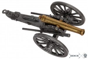 Cannone guerra civile americana 1857 soprannominato "Napoleone" in metallo Denix 19cm