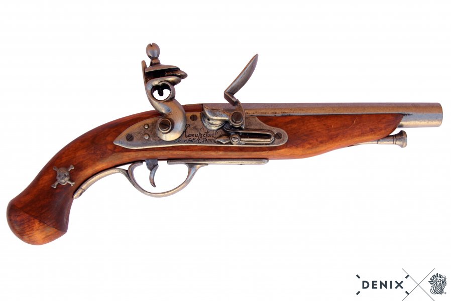 Replica Riproduzione Di Pistola Da Pirata - Modello Storico Per Collezionisti 4 pistola pirati