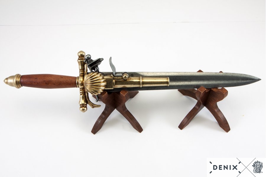 Replica Riproduzione Di Pistola Pugnale Francia - Modello Storico Per Collezionisti 4 Replica Riproduzione Di Pistola Pugnale Francia - Modello Storico Per Collezionisti - immagine 4