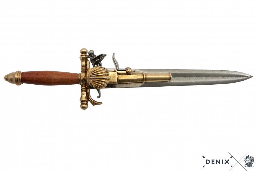 Replica Riproduzione Di Pistola Pugnale Francia - Modello Storico Per Collezionisti 3 Replica Riproduzione Di Pistola Pugnale Francia - Modello Storico Per Collezionisti - immagine 3