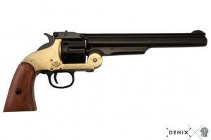 Revolver SMITH & WESSON Cal 45 Schofield USA 1869 reenactor in metallo e legno