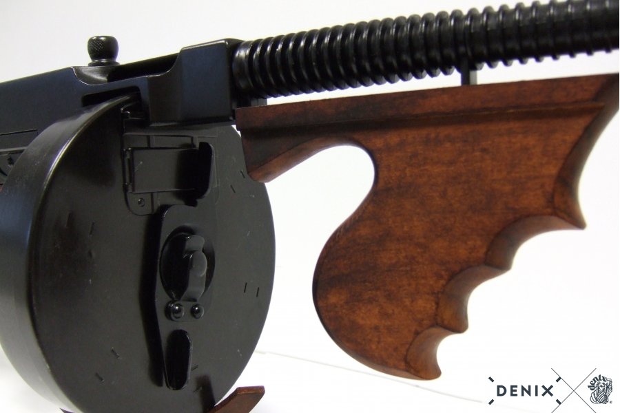Replica Fucile Mitragliatore Thompson M1928 - Modello Storico Per Collezionisti 12 Replica Fucile Mitragliatore Thompson M1928 - Modello Storico Per Collezionisti - immagine 12