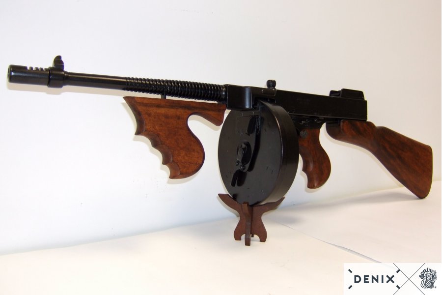 Replica Fucile Mitragliatore Thompson M1928 - Modello Storico Per Collezionisti 4 Replica Fucile Mitragliatore Thompson M1928 - Modello Storico Per Collezionisti - immagine 4