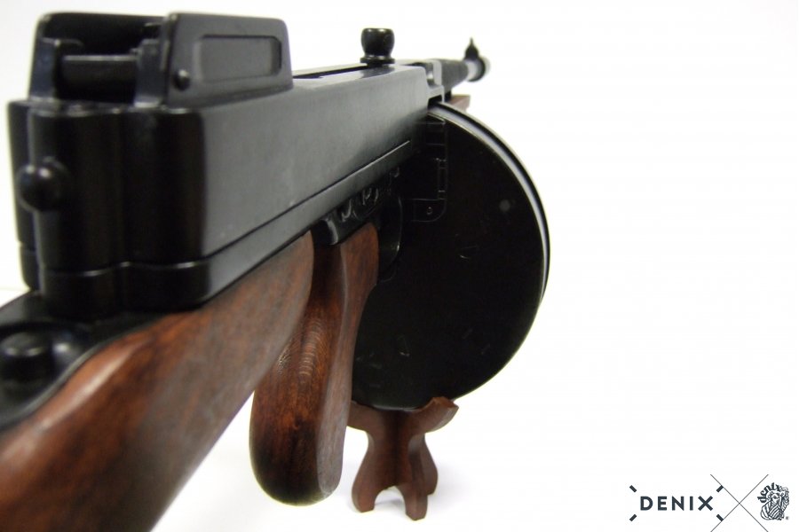 Replica Fucile Mitragliatore Thompson M1928 - Modello Storico Per Collezionisti 7 Replica Fucile Mitragliatore Thompson M1928 - Modello Storico Per Collezionisti - immagine 7