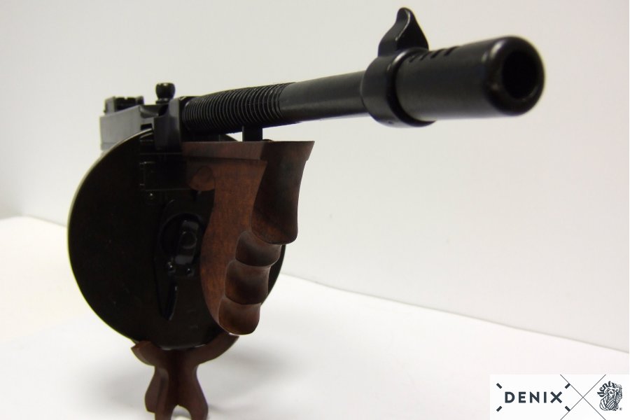 Replica Fucile Mitragliatore Thompson M1928 - Modello Storico Per Collezionisti 10 Replica Fucile Mitragliatore Thompson M1928 - Modello Storico Per Collezionisti - immagine 10