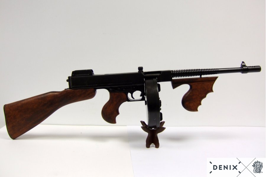 Replica Fucile Mitragliatore Thompson M1928 - Modello Storico Per Collezionisti 11 Replica Fucile Mitragliatore Thompson M1928 - Modello Storico Per Collezionisti - immagine 11