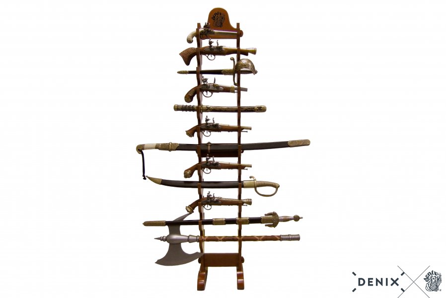 Replica Supporto Espositore 24 Posti Per Pistole - Modello Storico Per ...