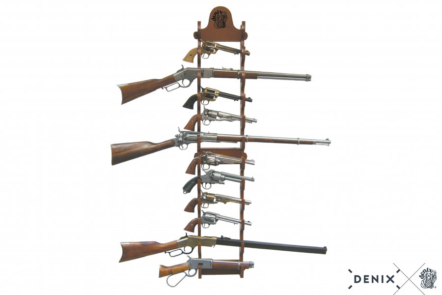 Replica Supporto Espositore 12 Posti Per Pistole - Modello Storico Per ...