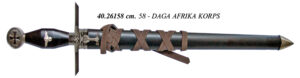 Daga Afrika Korps pugnale in metallo 58 cm