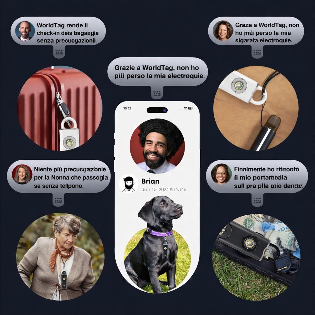 Allarme Personale Anti-Smarrimento 2 in 1 con Portachiavi e Localizzatore Intelligente 3 allarme personale anti-smarrimento con localizzatore smart e utilizzo quotidiano