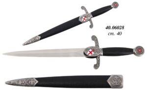 Pugnale Templare Medievale 40 cm Modello Deluxe