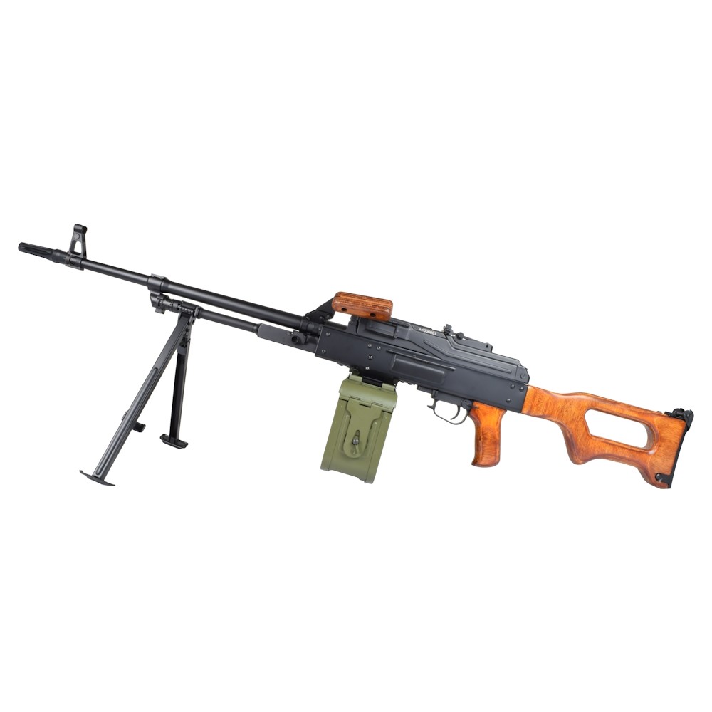 Mitragliatrice Softair PKM A&K AEG – Metallo e Vero Legno 1 Mitragliatrice Softair PKM A&K AEG – Metallo e Vero Legno foto 1