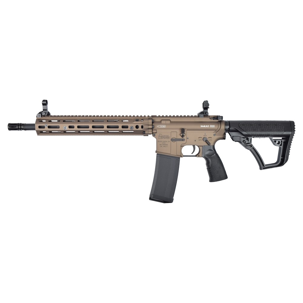 Kit Fucile Softair Cyma Daniel Defense M4a1 Riii 14.5" Dark Earth con Prisme Scope 1x20 Nero e 3 Caricatori 1 Kit Fucile Softair Cyma Daniel Defense M4a1 Riii 14.5" Dark Earth con Prisme Scope 1x20 Nero e 3 Caricatori 1